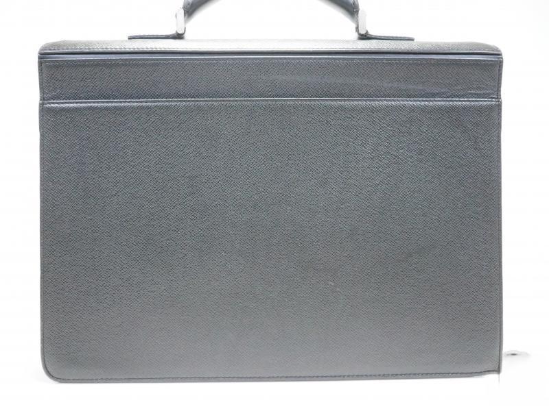 Authentic Pre-owned Louis Vuitton Taiga Ardoise Black Serviette Laguito Briefcase Bag M31092 170851