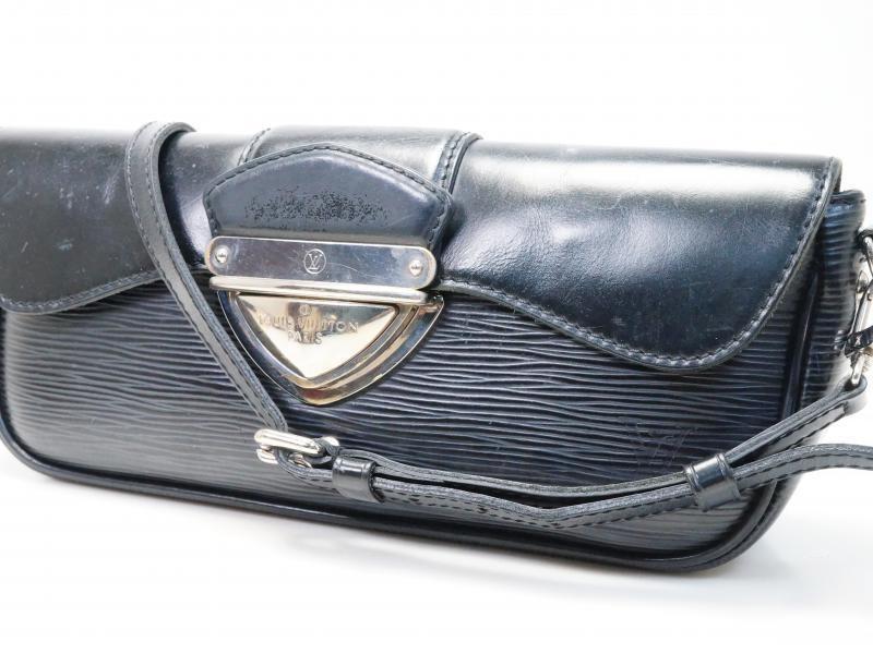 Louis Vuitton - Pochette Sevigne Epi Leather Noir