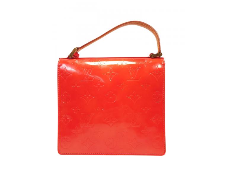 Authentic Pre-owned Louis Vuitton Vernis Rouge Red Spring Street Hand Bag Purse M91135 250392