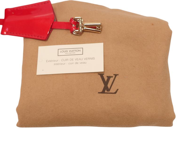 Authentic Pre-owned Louis Vuitton Vernis Rouge Red Spring Street Hand Bag Purse M91135 250392