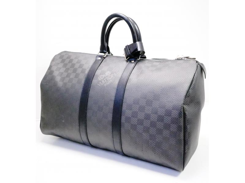 Louis Vuitton Damier Graphite C Keepall Duffle Bag W/coa Auction