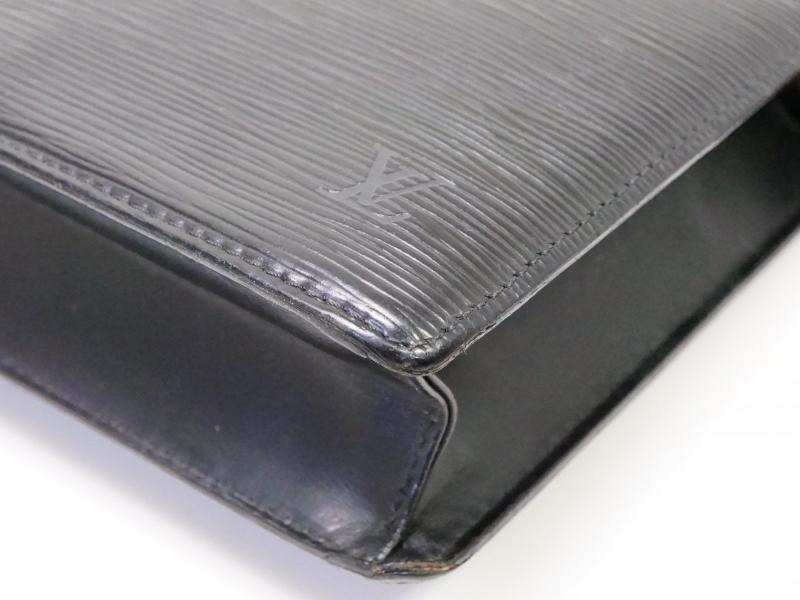 Authentic Pre-owned Louis Vuitton Lv Epi Black Noir Pochette Homme Clutch Bag M52522 200249