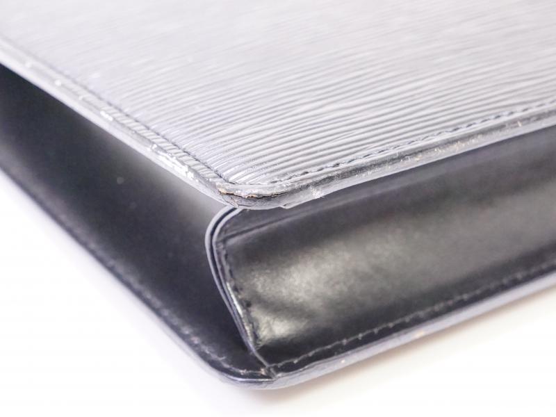 Authentic Pre-owned Louis Vuitton Lv Epi Black Noir Pochette Homme Clutch Bag M52522 200341