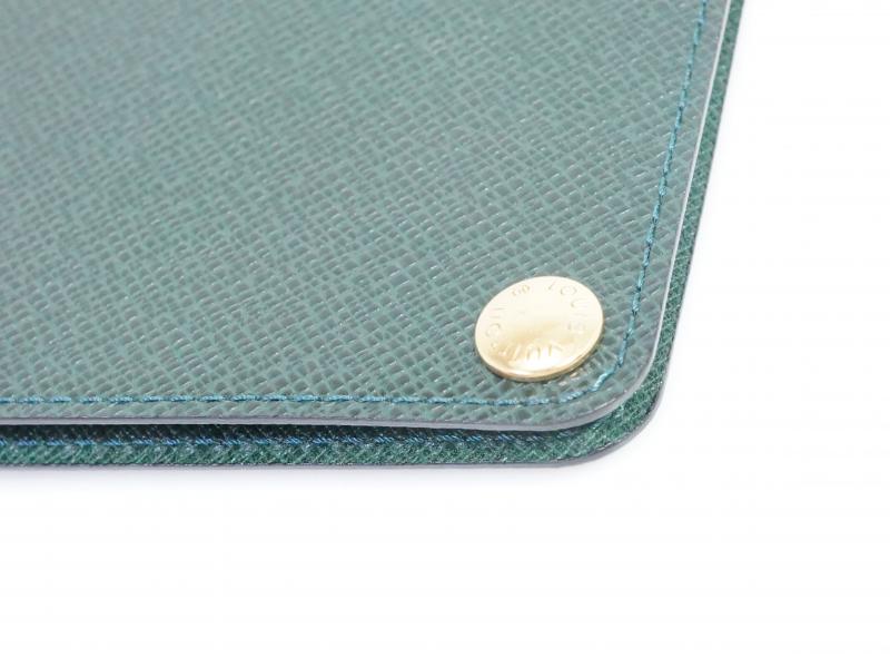 Authentic Pre-owned Louis Vuitton Taiga Epicea Lv Japan 15th Anniversary Document Case 150716
