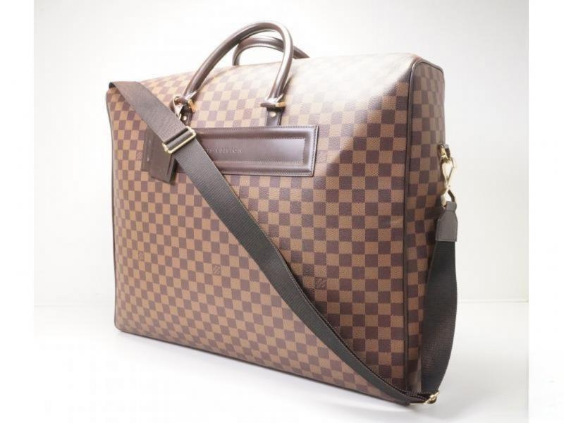 Auth Louis Vuitton Damier Ebene Nolita Travel Bag