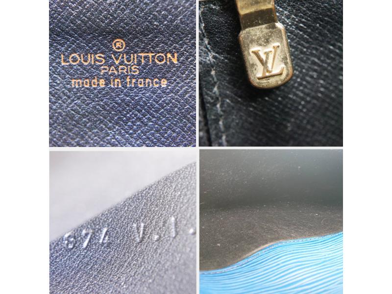 Authentic Pre-owned Louis Vuitton Epi Toledo Blue Pochette Montaigne Gm 27 Clutch Bag M52655 200182