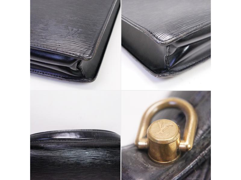 Authentic Pre-owned Louis Vuitton Lv Epi Black Porte-documents Bandouliere 2-way Bag M54462 200168