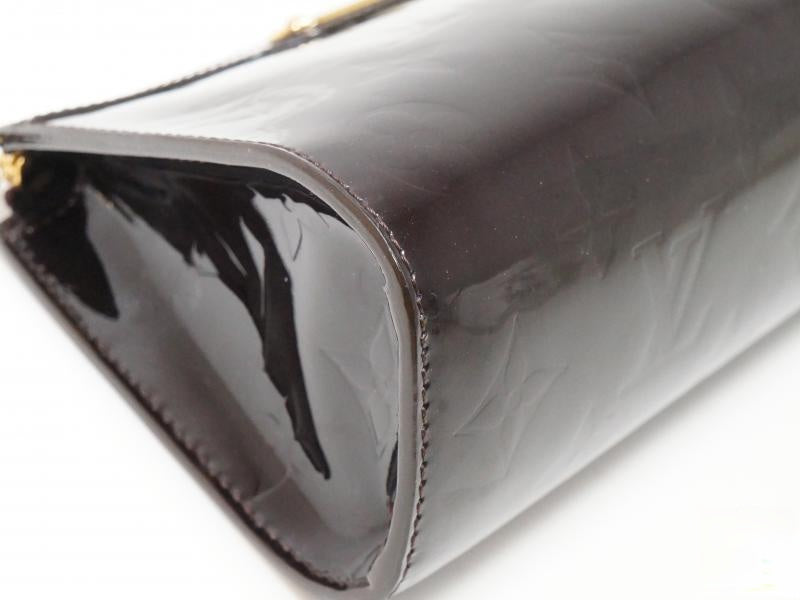Auth Pre-owned Louis Vuitton Vernis Amarante Trousse Cosmetic Mm Pouch Bag M91433 172208