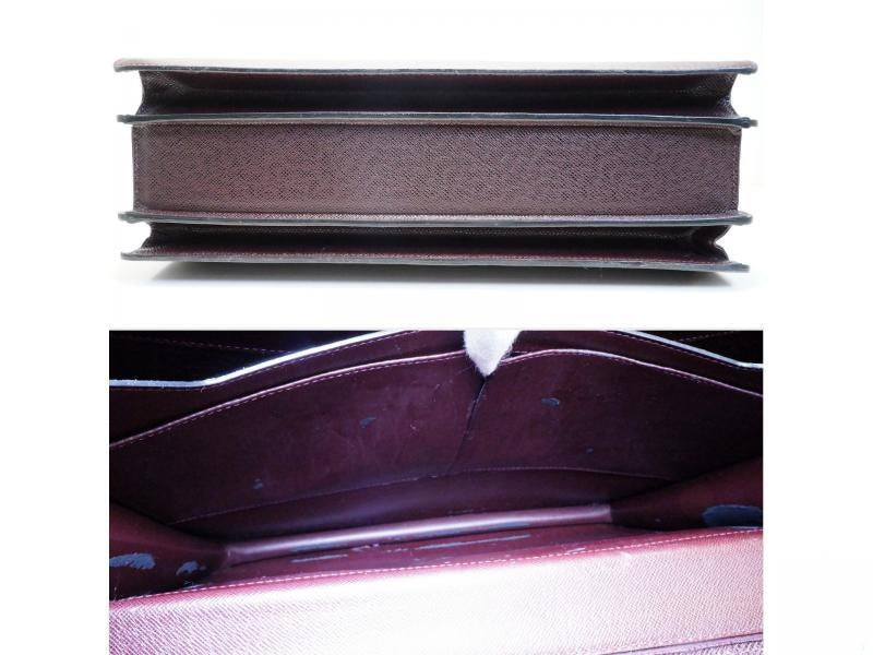 Authentic Pre-owned Louis Vuitton Taiga Acajou Pilot Case Oural Document Case M30026 181657
