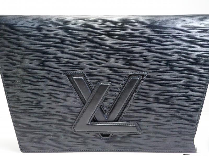 Authentic Pre-owned Louis Vuitton Epi Black Noir Pochette Trapeze Gm Clutch Bag Purse M80165 170423