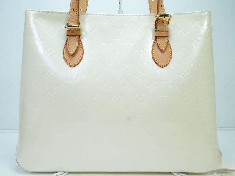 Authentic Pre-owned Louis Vuitton Vernis Perle Brentwood Shoulder Tote Bag M91512 120821