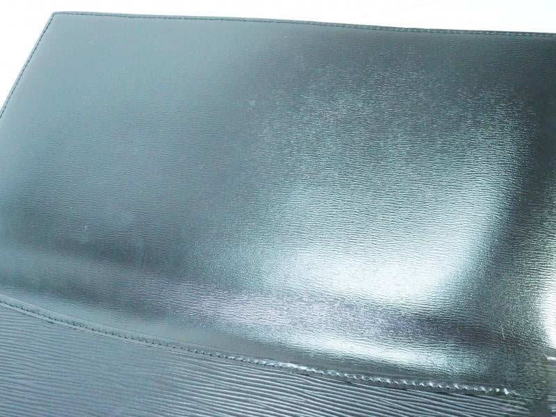 Authentic Pre-owned Louis Vuitton Epi Black Pochette Enveloppe Document Case Bag M52582 182334