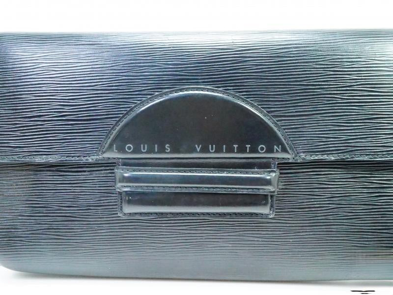 Authentic Pre-owned Louis Vuitton Lv Epi Black Noir Pochette Chaillot Gm Clutch Bag M52532 190240
