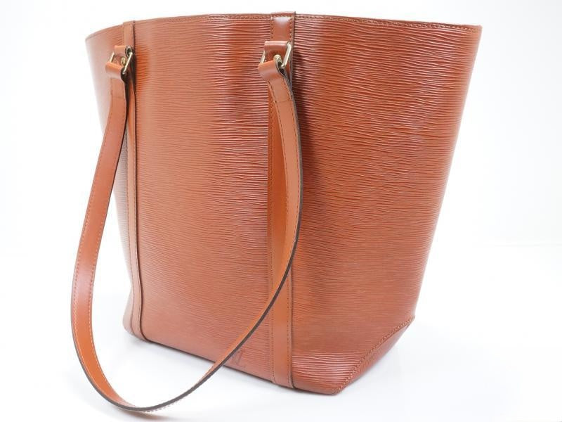 Authentic Pre-owned Louis Vuitton Special Ordered Epi Brown Sac Shopping Shoulder Tote Bag 143076