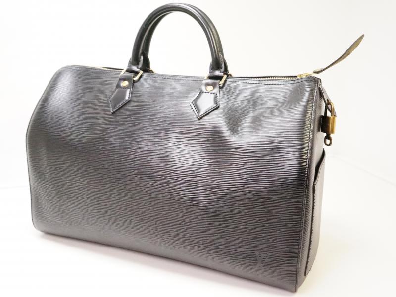 Louis Vuitton Epi Cannes Handbag Vanity Bag M48032 Noir Black Leather  Ladies Louis Vuitton Auction