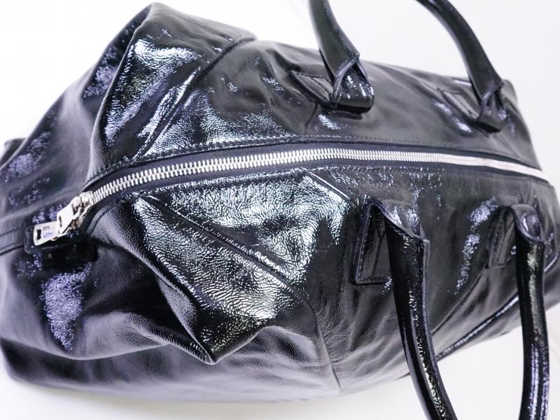Authentic Pre-owned Yves Saint Laurent Black Leather Easy Boston 208314 Tote Bag 200416