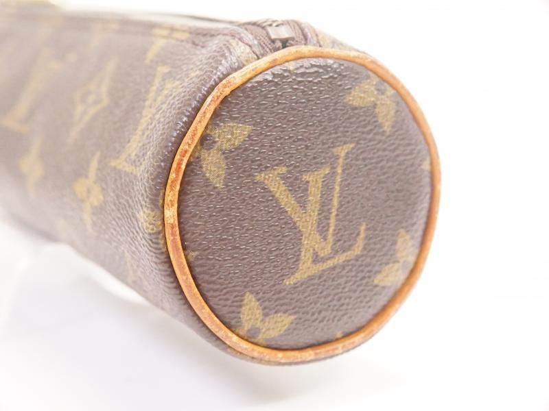 Authentic Pre-owned Louis Vuitton Monogram Trousse Ronde Pen Case Cosmetic Pouch Bag M47630 210151