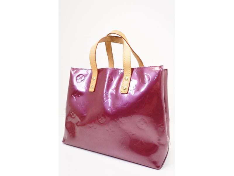Louis Vuitton Bellevue PM Purple Patent Leather Handbag (Pre-Owned)