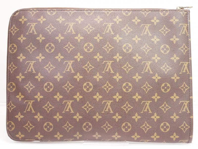 Authentic Pre-owned Louis Vuitton Monogram Poche Documents Portfolio Gm Tablet Case M53456 210211