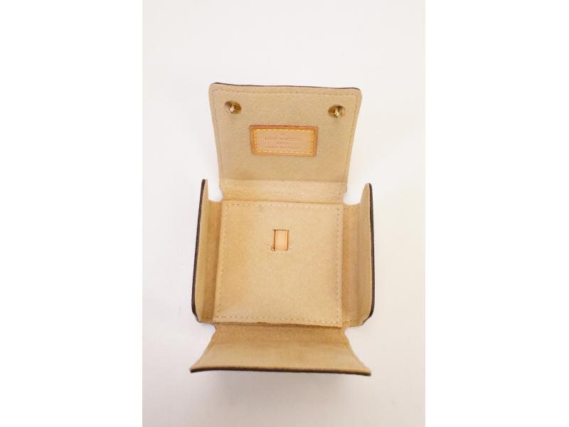 Authentic Pre-owned Louis Vuitton Monogram Portable Jewelry Jewellery Holder Accessory Case 210819