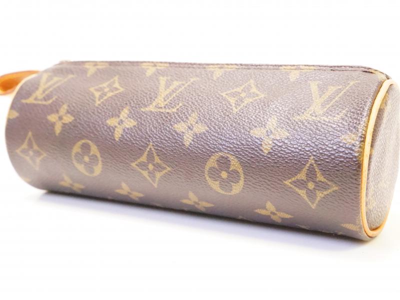 Authentic Pre-owned Louis Vuitton Monogram Trousse Ronde Pen Case Cosm