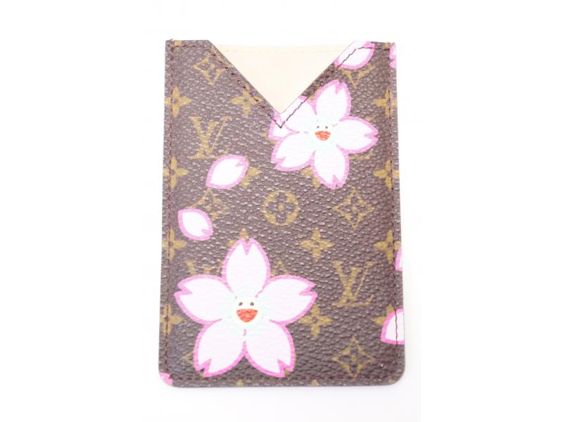 Authentic Pre-owned Louis Vuitton Monogram Cherry Blossom Etui Miroir Compact Mirror M92018 211008