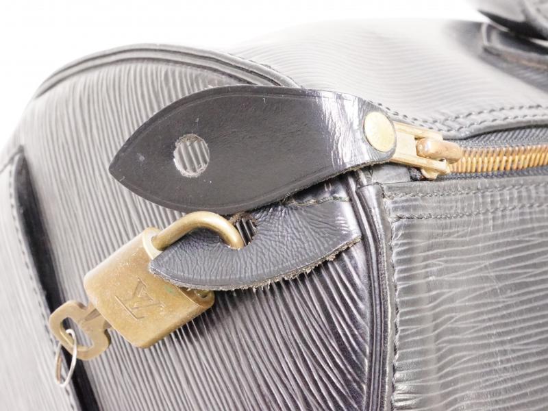 Authentic Pre-owned Louis Vuitton Vintage Epi Black Noir Speedy 35 Duffle Hand Bag M42992 170581
