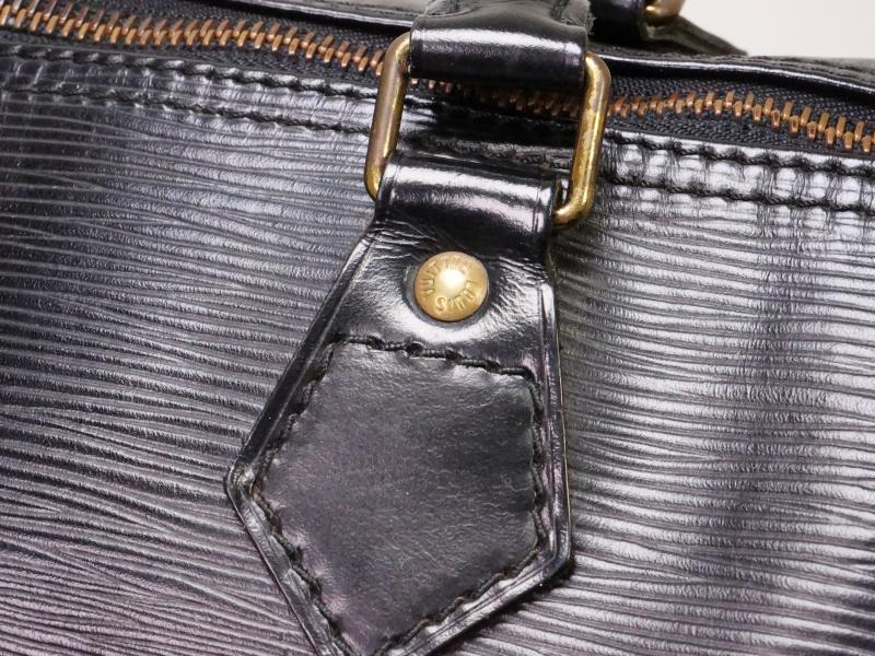 Authentic Pre-owned Louis Vuitton Vintage Epi Black Noir Speedy 35 Duffle Hand Bag M42992 170581