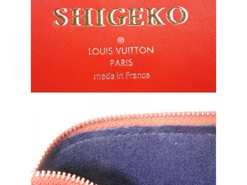 Authentic Pre-owned Louis Vuitton Monogram Trousse Elizabeth Red Pen Case Pouch Bag Gi0009 220108