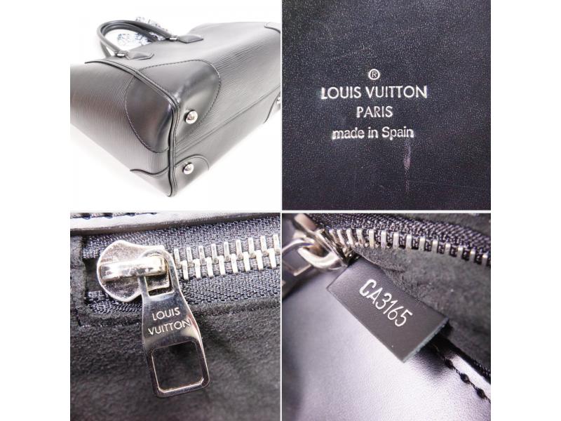 Authentic Pre-owned Louis Vuitton Epi Leather Black Noir Phoenix MM Shoulder Tote Bag M50590 220104