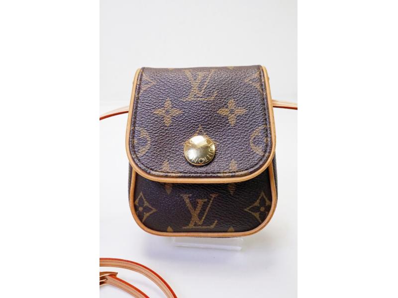 Authentic Louis Vuitton Monogram Pochette Cancun Shoulder Bag M60018 Used F/ S