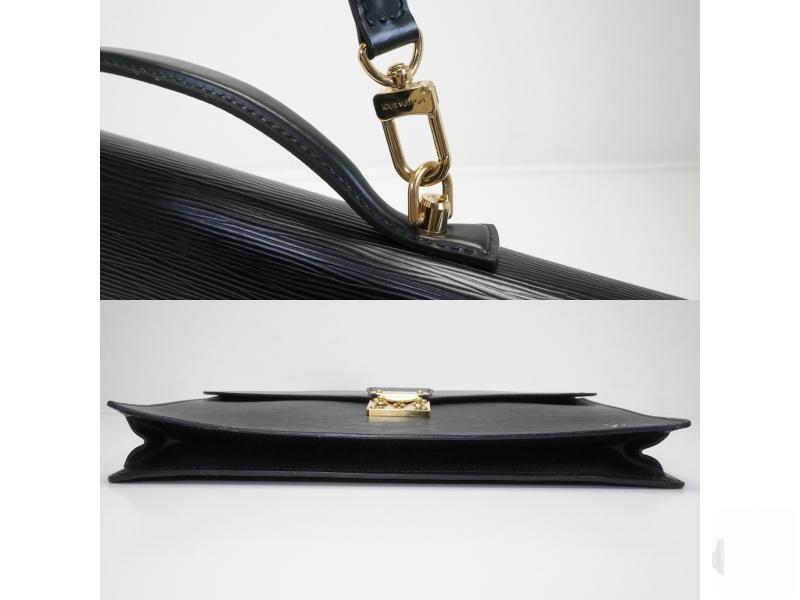 Authentic Pre-owned Louis Vuitton Epi Black Porte-documents Bandouliere Briefcase Bag M54462 141566