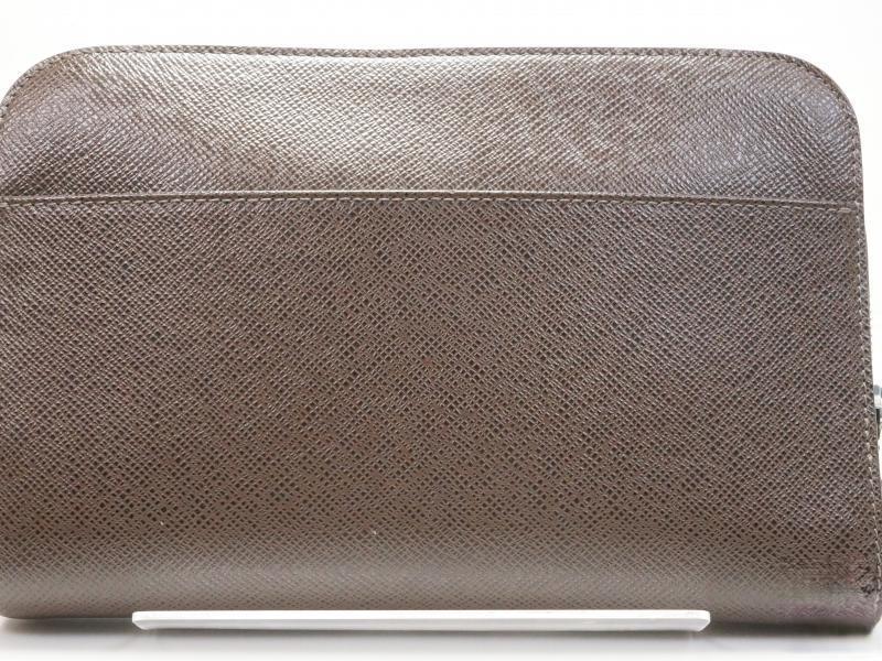 Authentic Pre-owned Louis Vuitton Taiga Grizzly Brown Pochette Baikal Clutch Bag M30188 171155