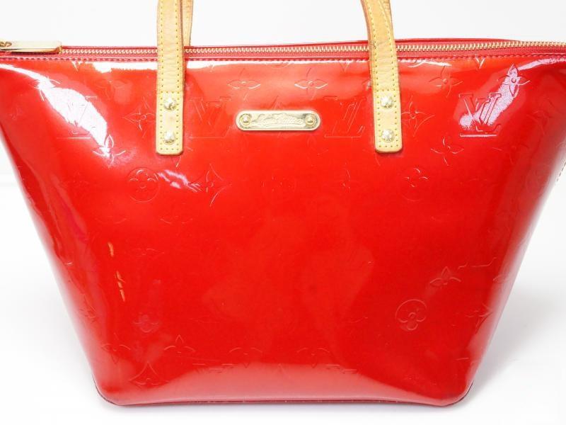 Authentic Pre-owned Louis Vuitton Vernis Pomme D'amour Red Bellevue Pm Hand Tote Bag M93583 172308
