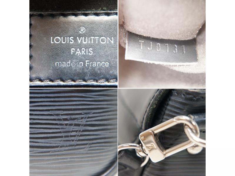 Authentic Pre-owned Louis Vuitton Epi Black Noir Pochette Montaigne 2-way Hand Bag M59292 180014