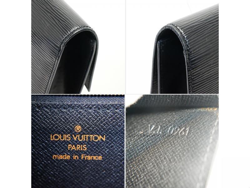 Authentic Pre-owned Louis Vuitton Lv Epi Black Noir Pochette Chaillot Gm Clutch Bag M52532 180313