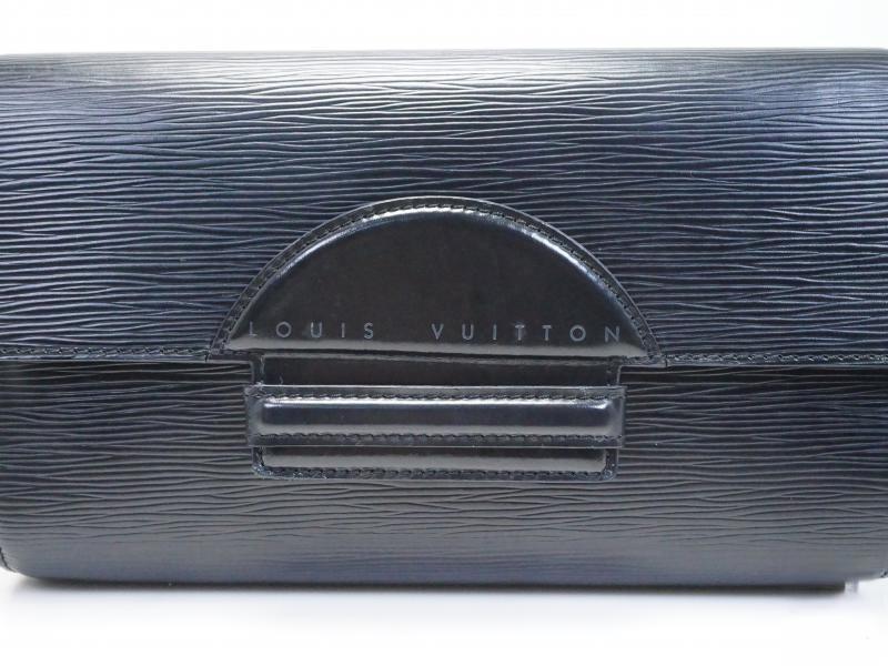 Authentic Pre-owned Louis Vuitton Epi Black Noir Pochette Chaillot Evening Clutch Bag M52542 180248