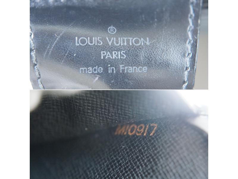 Authentic Pre-owned Louis Vuitton Epi Black Noir Serviette Fermoir Briefcase Bag M54352 152759