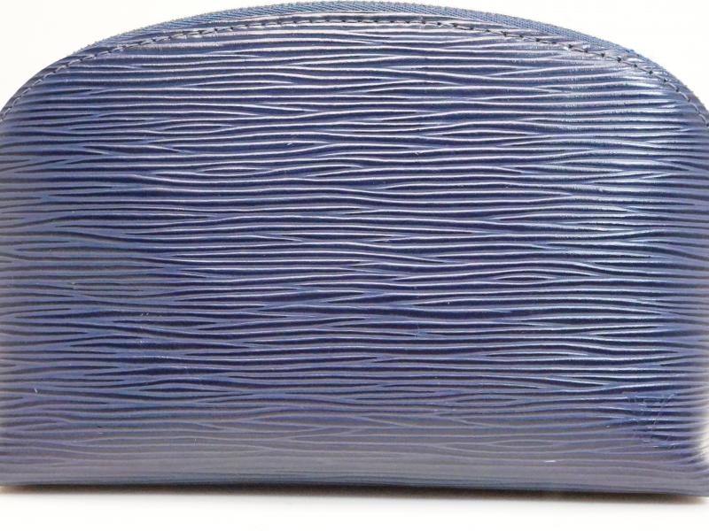 Authentic Pre-owned Louis Vuitton Epi Indigo Blue Navy Pochette Cosmetic Pouch Bag M40638 200094