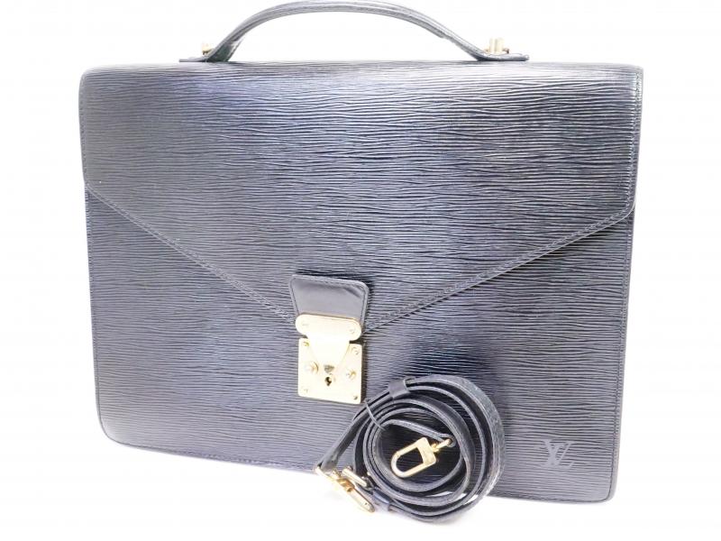 Authentic Pre-owned Louis Vuitton Lv Epi Black Porte-documents Bandouliere 2-way Bag M54462 200168