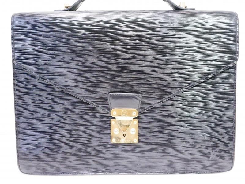 Authentic Pre-owned Louis Vuitton Lv Epi Black Porte-documents Bandouliere 2-way Bag M54462 200168