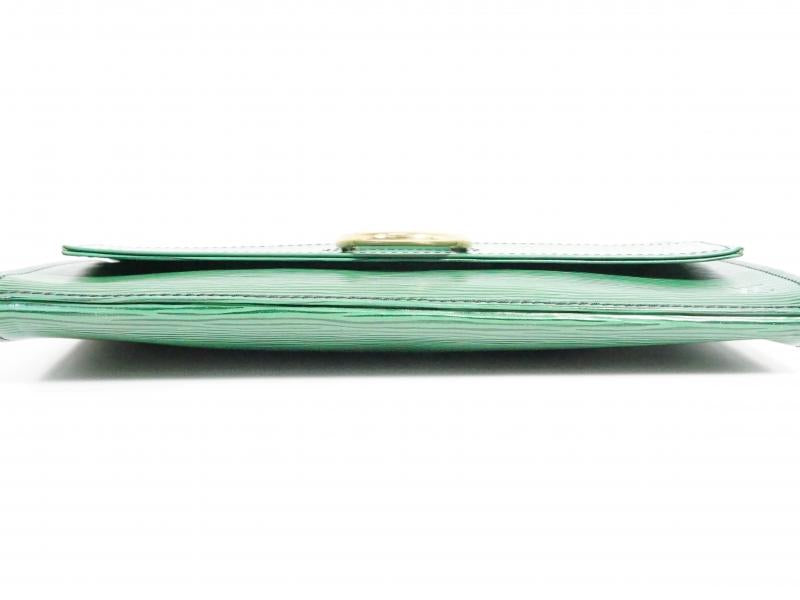 Authentic Pre-owned Louis Vuitton Epi Borneo Green Pochette Iena 28 Clutch Bag M52726 191699