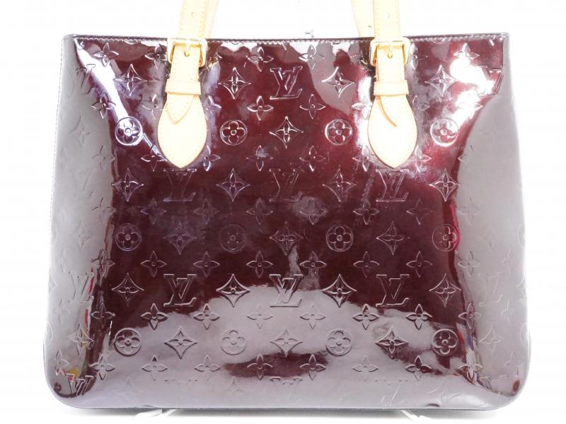 Authentic Pre-owned Louis Vuitton Vernis Amarante Brentwood Shoulder Tote Bag M91994 191737