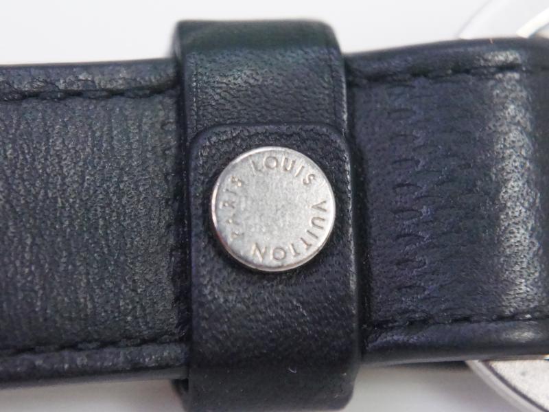 Authentic Pre-owned Louis Vuitton Damier Anfini Dragonne Key Ring Metal Logo M62710 191218