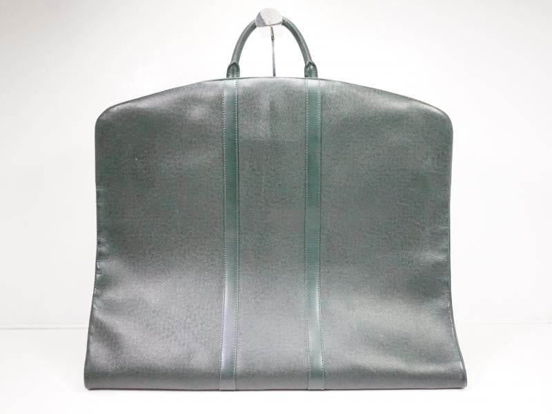 Authentic Pre-owned Louis Vuitton Taiga Epicea Green Housse Bering Garment Cover Bag M30134 201111