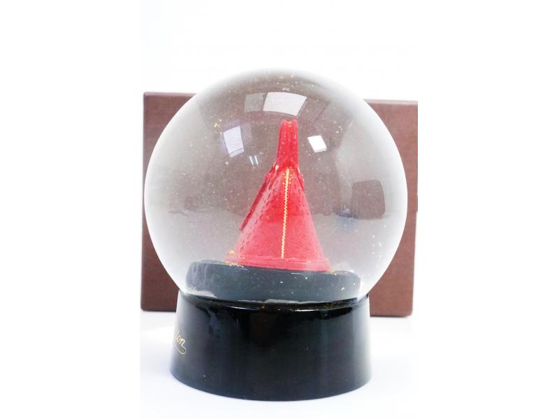 Authentic Pre-owned Louis Vuitton Limited Vip Novelty Vernis Red Alma Voyage Motif Snow Globe 191012