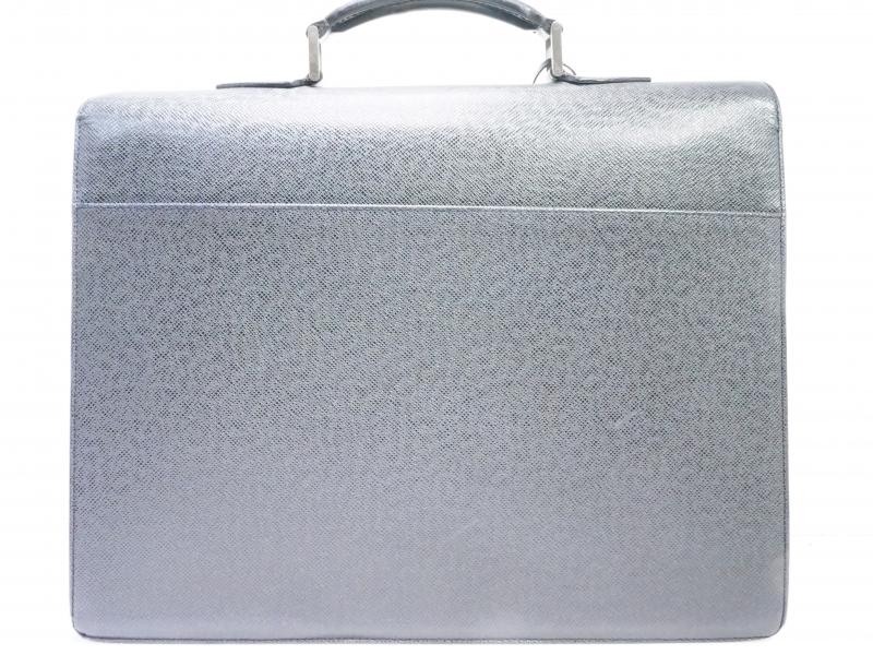 Authentic Pre-owned Louis Vuitton Taiga Black Ardoise Serviette Moskova Briefcase Bag M30032 191854