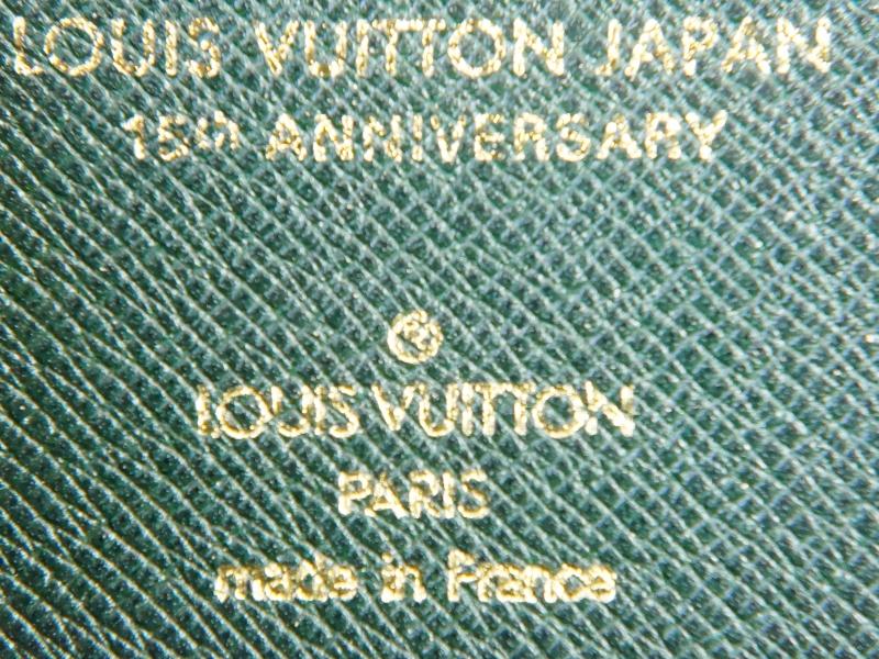 Authentic Pre-owned Louis Vuitton Taiga Epicea Lv Japan 15th Anniversary Document Case 150716