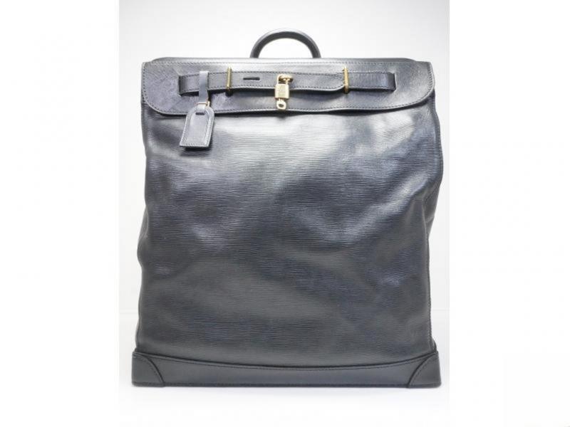 Authentic Pre-owned Louis Vuitton Vintage Epi Black Noir Steamer Bag 45 Traveling Bag M42822 170823
