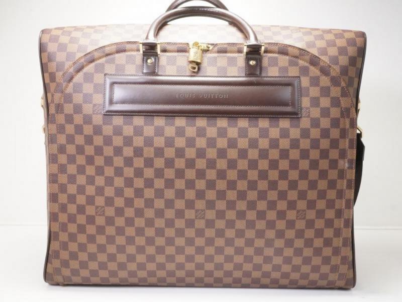 Authentic Pre-owned Louis Vuitton Damier Nolita Mm Travel Bag Soft Suitcase Strap N41452 171052